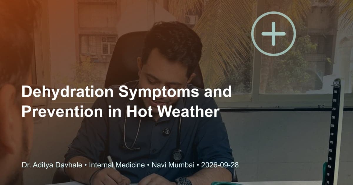 Dehydration Symptoms and Prevention in Hot Weather